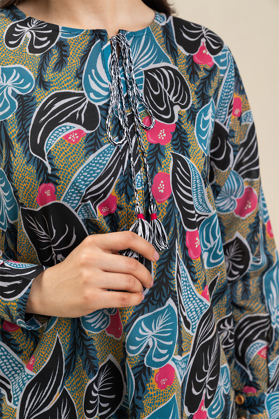 PRINTED LAWN SHIRT (PRET)