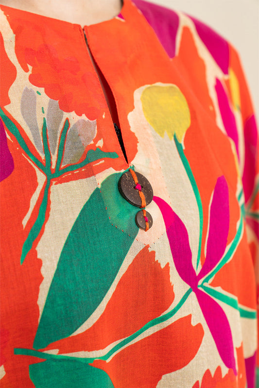 2 PIECE PRINTED LAWN SUIT (PRET)