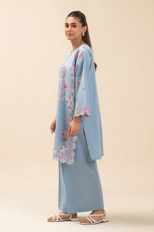 2 PIECE EMBROIDERED LAWN SUIT (PRET)