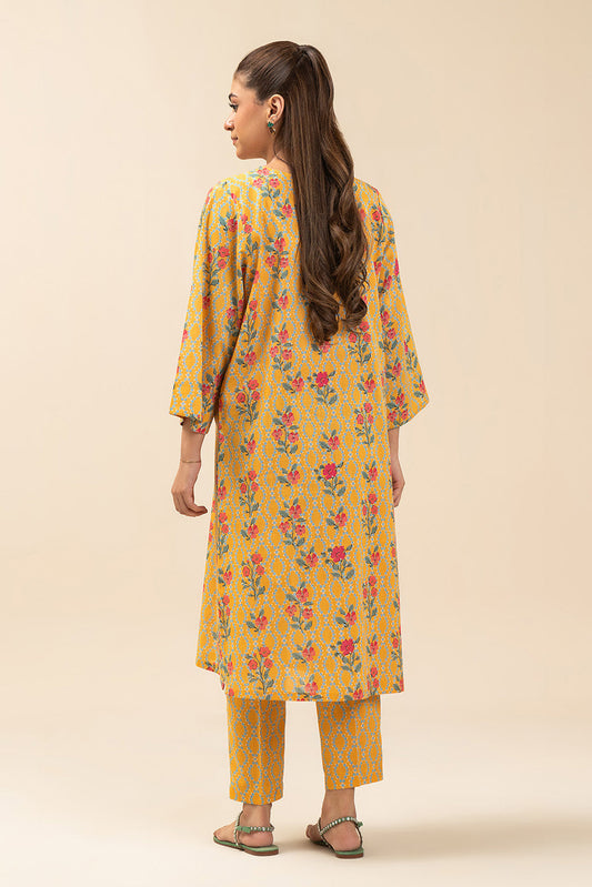 PRINTED  TWO WAY SLUB SHIRT (PRET)