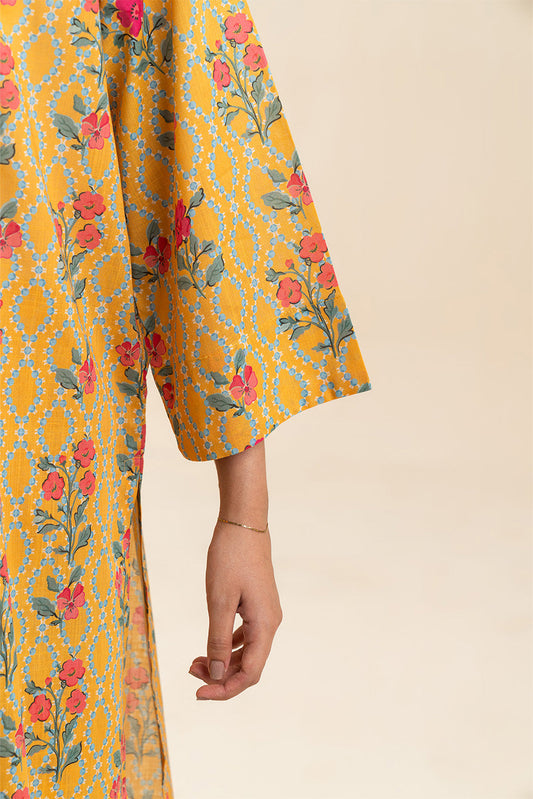 PRINTED  TWO WAY SLUB SHIRT (PRET)