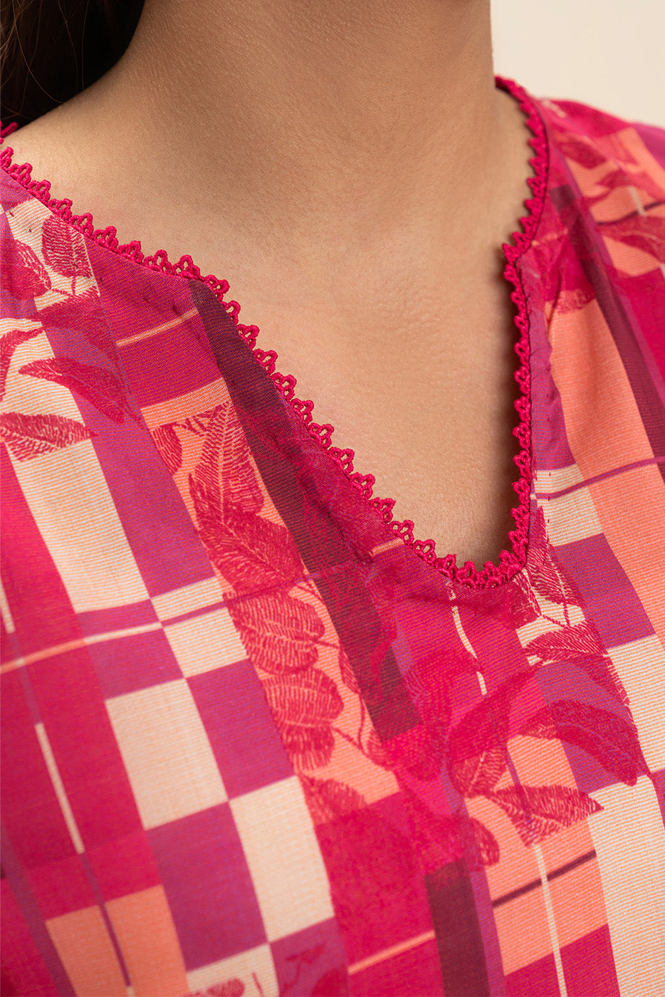 2 PIECE PRINTED LAWN SUIT (PRET)