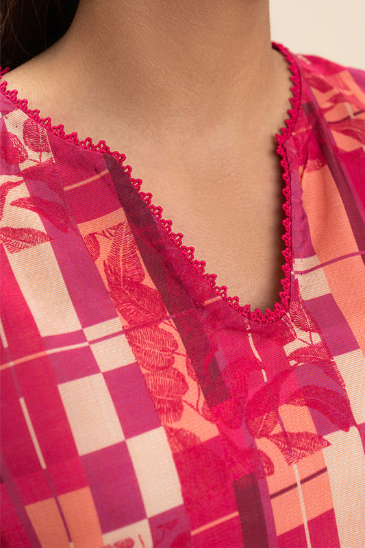 2 PIECE PRINTED LAWN SUIT (PRET)