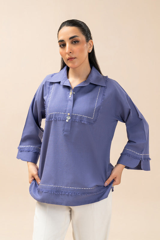 SOLID TWO WAY SLUB TOP(FLOW)