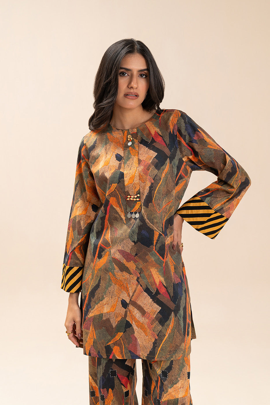 PRINTED  LAWN SHIRT (PRET)