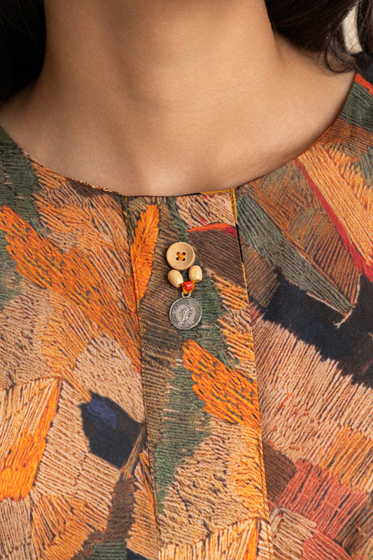PRINTED  LAWN SHIRT (PRET)