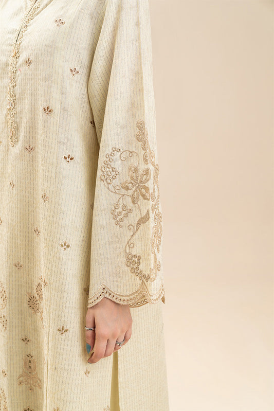 2 PIECE EMBROIDERED TEXTURED LAWN SUIT-PETAL WHISPER (UNSTITCHED)