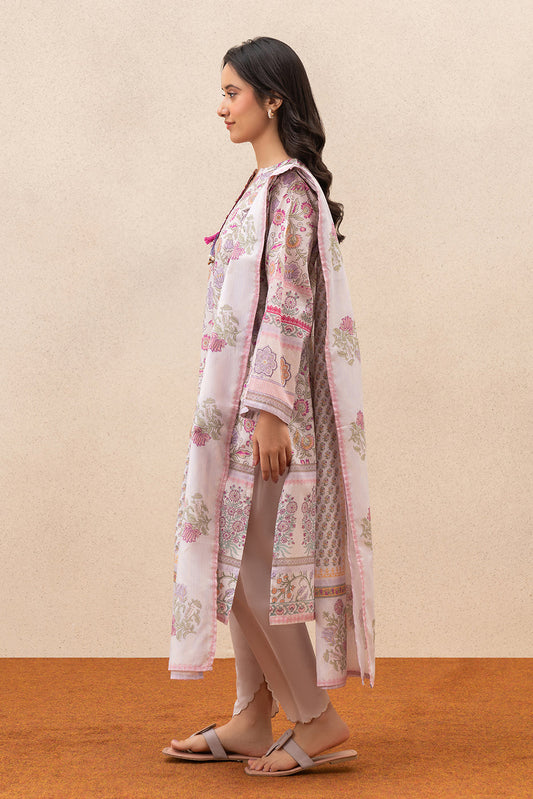 3 PIECE PRINTED LAWN SUIT (PRET)