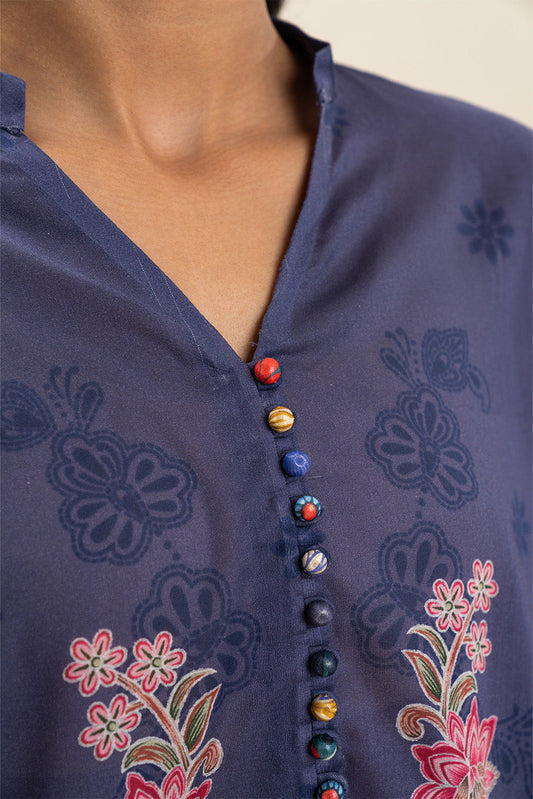 3 PIECE PRINTED LAWN SUIT-BERYL HERB (UNSTITCHED)