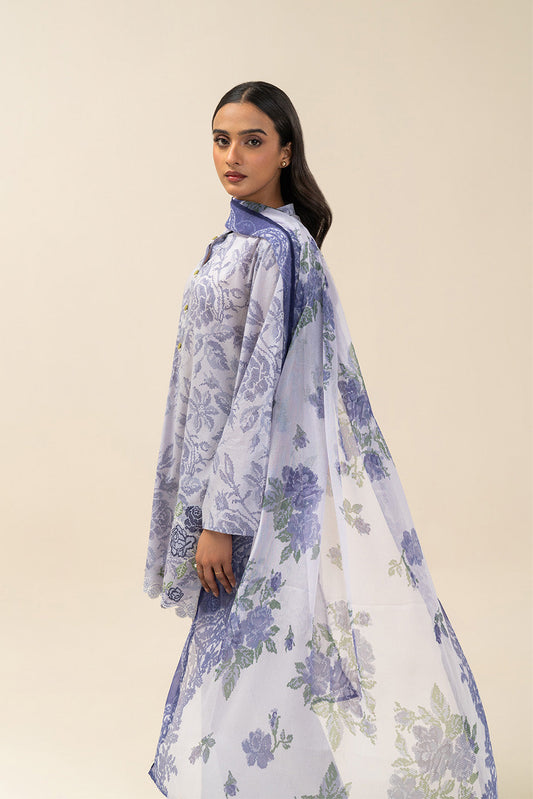 3 PIECE EMBROIDERED LAWN SUIT-LAVENDER SECRET (UNSTITCHED)