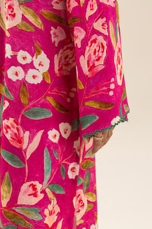 PRINTED KHADDAR SHIRT (PRET)