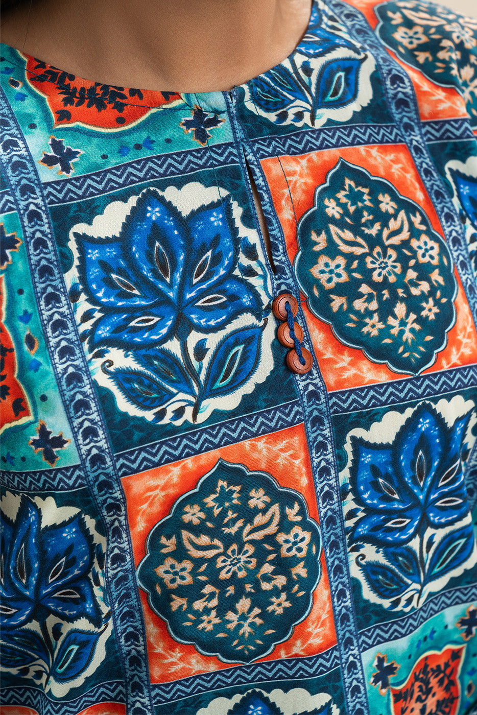 PRINTED CAMBRIC SHIRT (PRET)