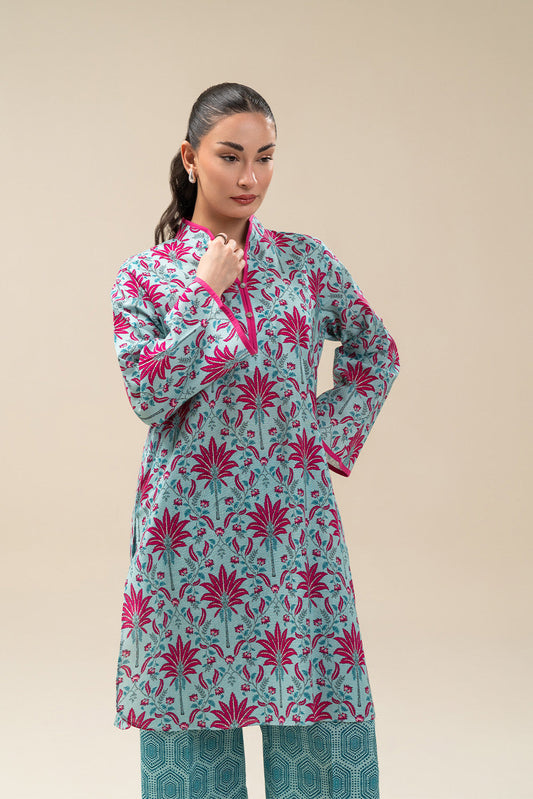 2 PIECE PRINTED KHADDAR SUIT (PRET)