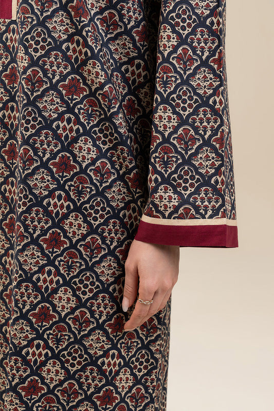 2 PIECE PRINTED CAMBRIC SUIT (PRET)