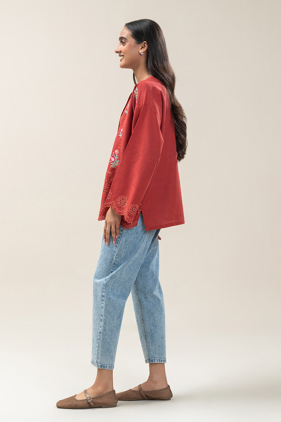 FUSION TWO WAY SLUB TOP (PRET)