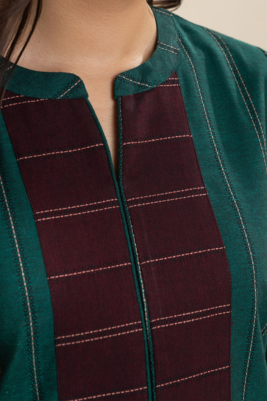 BASIC COTTON VISCOSE SHIRT (PRET)