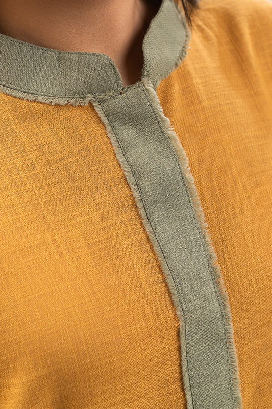 2 PIECE EMBROIDERED TWILL SUIT (PRET)