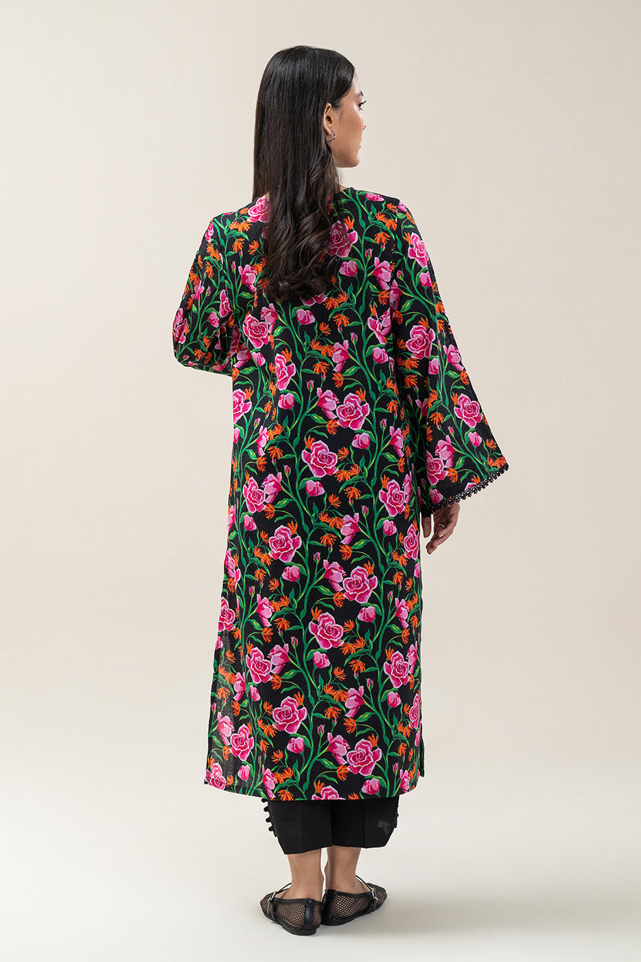 PRINTED KHADDAR SHIRT (PRET)