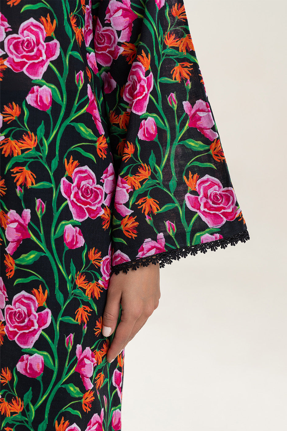 PRINTED KHADDAR SHIRT (PRET)