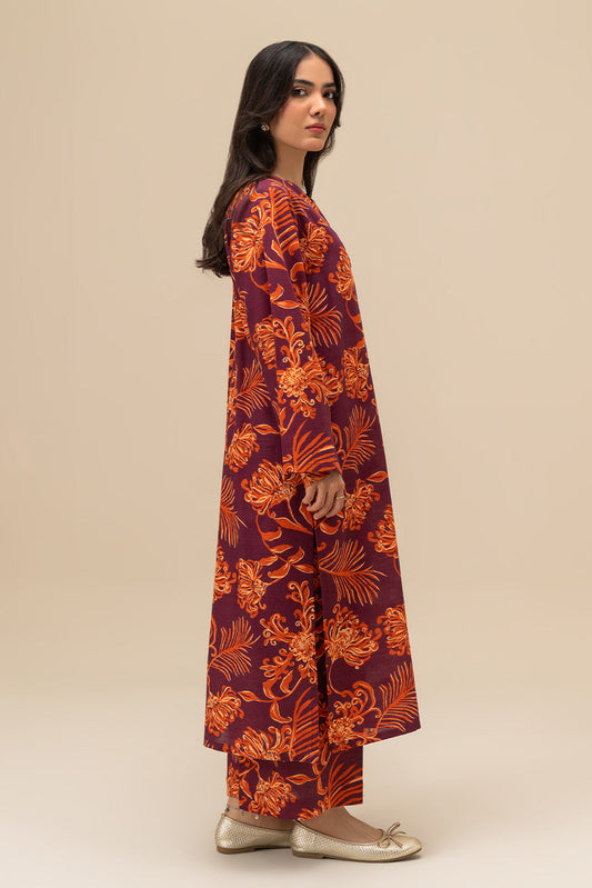 2 PIECE PRINTED KHADDAR SUIT (PRET)