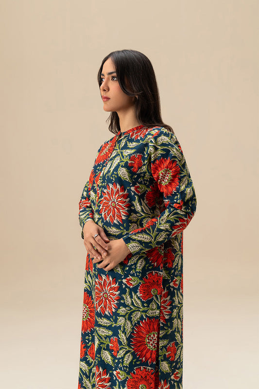 2 PIECE PRINTED KHADDAR SUIT (PRET)