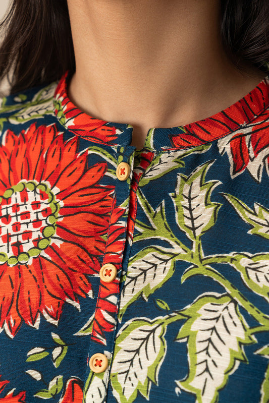 2 PIECE PRINTED KHADDAR SUIT (PRET)