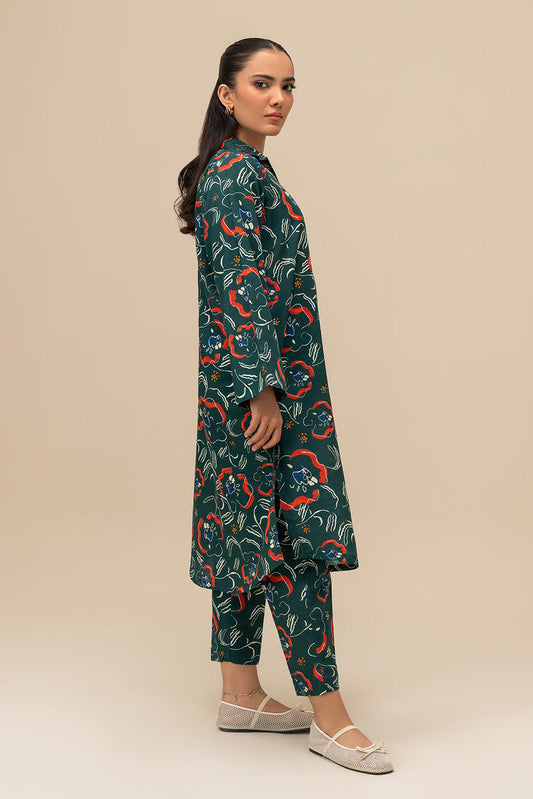 2 PIECE PRINTED KHADDAR SUIT (PRET)