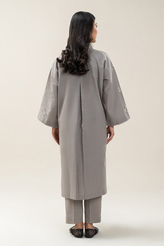 2 PIECE BASIC COTTON LINEN SUIT (PRET)