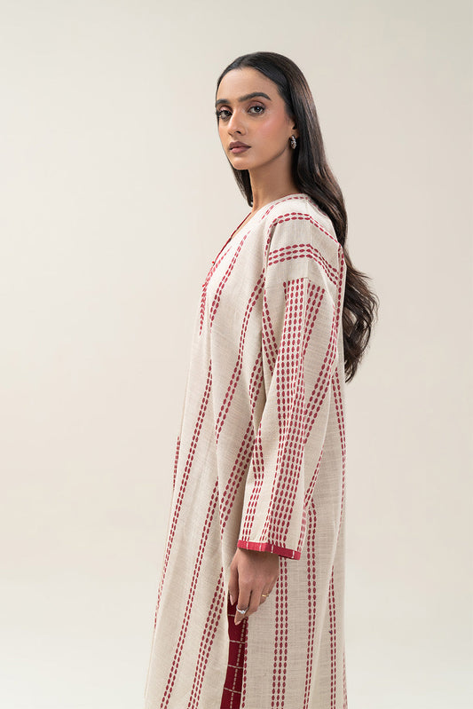 2 PIECE BASIC KHADDAR JACQUARD SUIT (PRET)